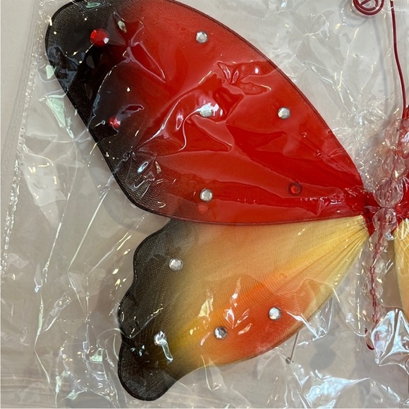 nylon butterfly brand new decoration wall hanging fall spring baby patio decor - Picture 4 of 6